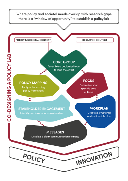 Six elements of policy lab design process