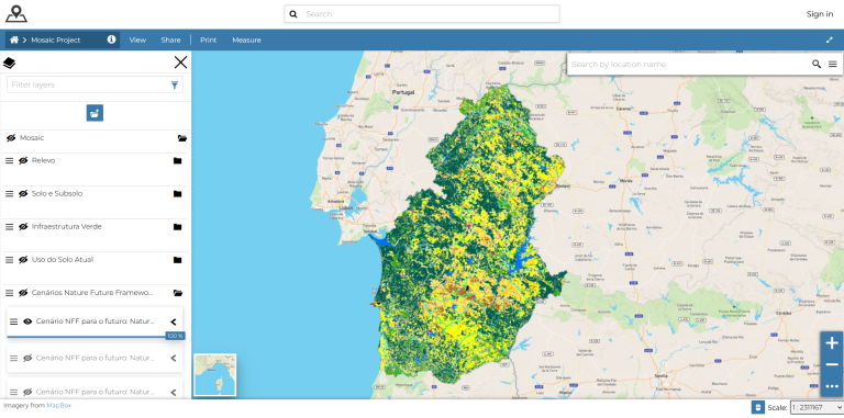 EPIC WebGIS – Alentejo module